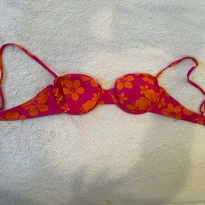 Garage Floral Bikini Top